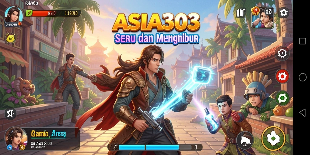 Tampilan menakjubkan dari gameplay Arcade ASIA303.
