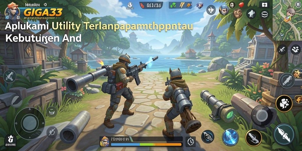Tampilan antarmuka GIGA33 yang sederhana dan informatif