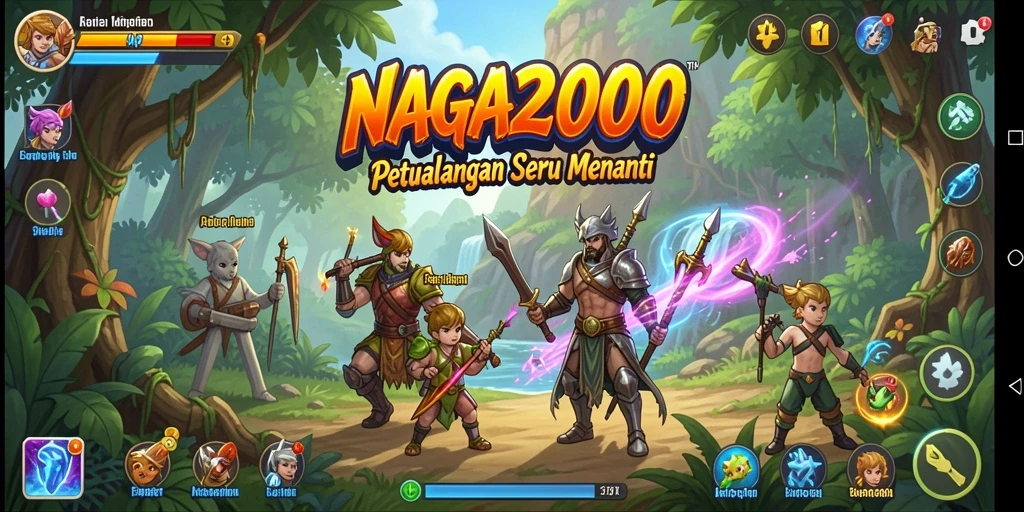 Tampilan gameplay NAGA2000 yang penuh aksi dan petualangan.