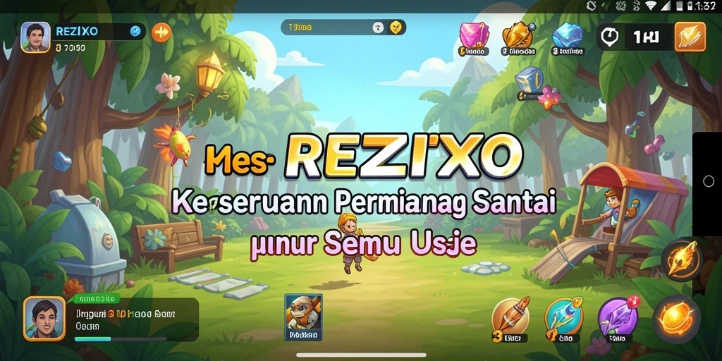 Screenshot menunjukkan aksi seru dalam gameplay Casual REZIXO.