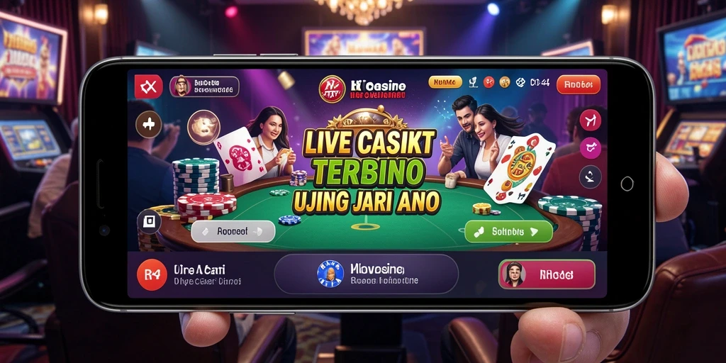 Screenshot gameplay menunjukkan interaksi seru dalam Live Casino RR44.