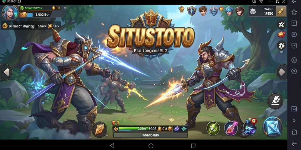 Tampilan screenshot SITUSTOTO menampilkan aksi strategis yang mendebarkan.