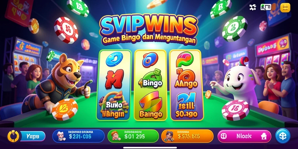 Tampilan gameplay Bingo yang menarik dan interaktif.