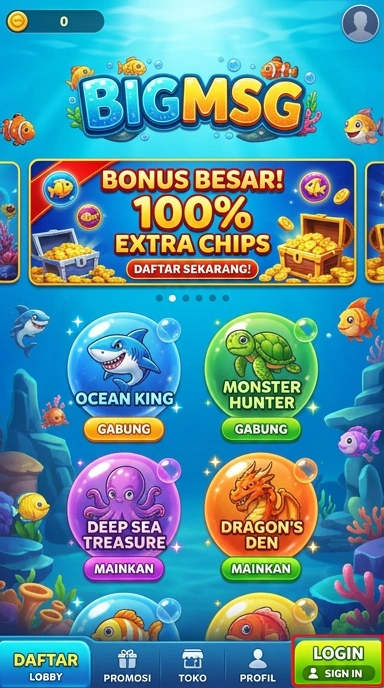Fitur pencarian cepat di aplikasi bigmsg.